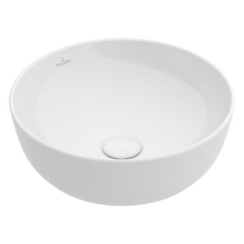 Раковина накладная Villeroy & Boch Artis, круглый, Ø 43 см, белый